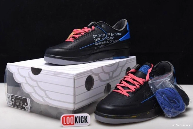 Retro Jordan Blue Black Low SP Off-White DJ4375-004 2 0725